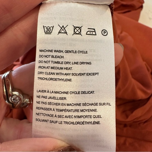 Farm Rio Ruffle Strap Rust Maxi Dress - Picture 14 of 16